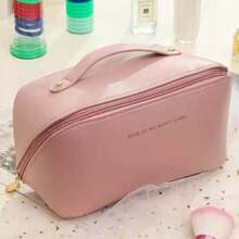 1 Stück Reise Make-up Tasche mit Kissen-Organizer Design - große Kapazität, Premium Qualität, tragbar für Reisen