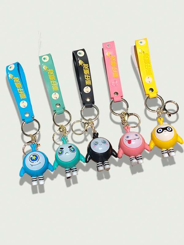 1pc Fun Party Keychain, Cute Birthday Gift Keychain, Unisex, Halloween Family Party Bags, Accessories, Decoration Gifts, Casual Style Zinc Alloy