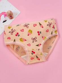 12 piezas de bragas para niñas preadolescentes, sin sensación de cuña, suaves, transpirables, aptas para todas las estaciones, con patrones surtidos (diseños aleatorios)