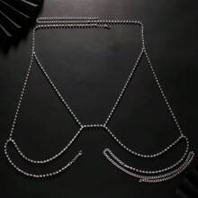 Rhinestone Chain Bra Crystal Body Chains For Women Necklace Sexy Bikini Nightclub