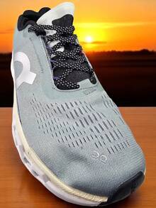 tenis monster gris on suspension cloud confort fasion clou agujeros moda runner en caja - Gris - Ver 3