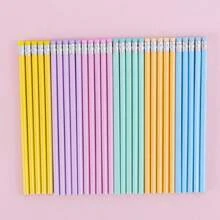 100/30/10/1pc Pencils In A Pack, Pink Wedding Hb Pencils, Graphite Pencil Set With Eraser, Suitable For School Drawing, Sketching, Bridal Baby Shower, New Year And Valentine's Day Gifts. Must-Have Stationery For Back To School Season