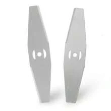 [6英寸割草机修剪刀片] 10个6英寸直刀片，耐用钢制割草机替换刀片，兼容各种型号，割草机配件