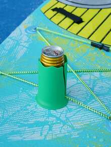 便携式冲浪板水瓶架，硅胶饮料架，轻便的沙滩配件 - 彩色 - 查看 4