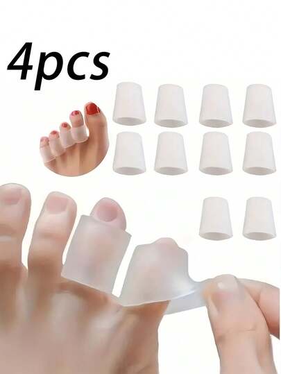 QKC 2 双柔软舒适的脚趾套，男女适用，适合高跟鞋和休闲鞋