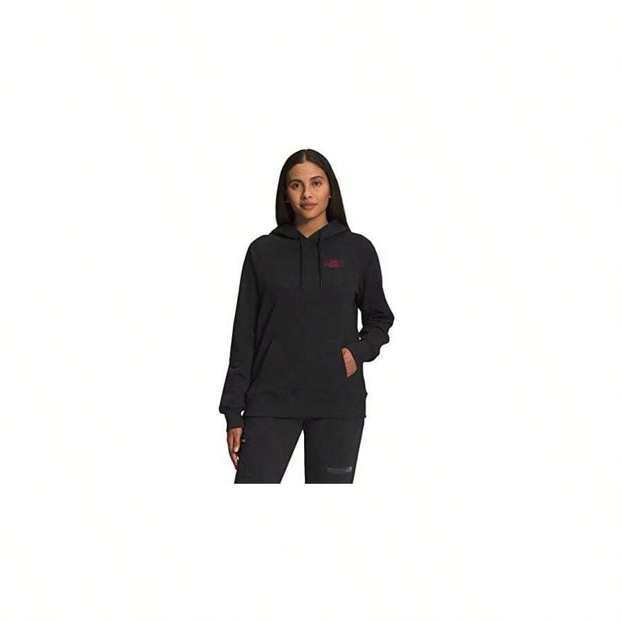 The North Face NF0A7UOX4A9 Womens Black Graphic Injection Pullover Hoodie NCL102 - 黑色 - 查看 1