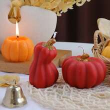 1 件南瓜万圣节蜡烛、送礼蜡烛、大豆蜡烛、蜡烛套装、闺蜜礼物、女士礼物、冬季礼物、香薰蜡烛、家居装饰蜡烛 - 彩色 - 查看 7