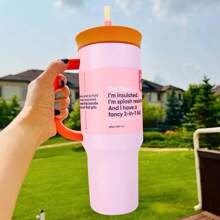 Vaso de agua color rosa rojo de 32OZ, 945ML, con tiempo de conservación térmica de talla grande de 24 horas, que puede aislar agua fría y caliente, se puede usar para hacer café y bebidas congeladas, con una apariencia hermosa y un trabajo exquisito, adecuado para acampada, trabajo y uso en interiores.