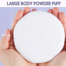 THE Owder Puff, 4.33'' Powder Puff For Body Powder,Large Body Powder Puff,Body Powder Puff And Container - 1 Count (Pack of 2) - 查看 10