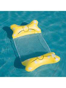 1 حزمة شاطئية نفاخة خارجية مع شباك قابلة للطي لها ظهر يستخدم للاستلقاء أو الطفو، كرسي أرجوحة طافية، سرير طافي، مرتبة نفاخة،كرسي طافي للماء، أريكة طافية، لوحة طافية مزدوجة الاستخدام، حلقة سباحة معقودة