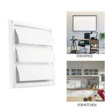 Cubierta de Ventilación de Secador de Aire Rejilla Persiana de Pared Repuestos Hogar Restaurante 4 - 6 pulgadas - Ver 7