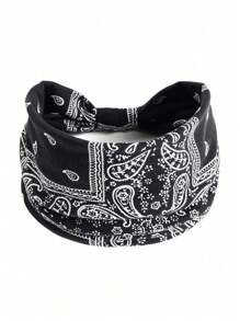 Women Bandana 4 Pcs Boho Headband Women Headband Hairband Turban Soft Flower Headbands For Women's Hair Everyday Yoga Sport Fitness Fashion Hair Accessories