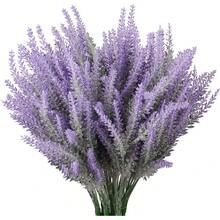 12 ramos de flores artificiales de lavanda, de color morado, para boda - 1 - Ver 1