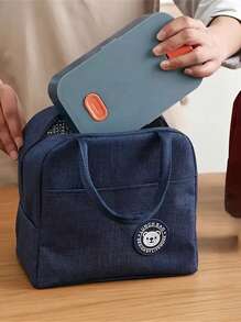 1 Stück isolierte Lunch-Tragetasche für den Schulanfang, thermische Lunchbox ohne Lebensmittelkontakt, geeignet für Schüler, Arbeiter, Camping, Dicke Aufbewahrungstasche