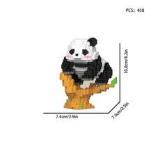 1pc Cartoon Innovative Microbead Panda Building Blocks Toy Set, Suitable For Teens And Adults, Educational DIY Gift, Collectible Figurine, Christmas Gift