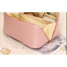 1 Stück Reise Make-up Tasche mit Kissen-Organizer Design - große Kapazität, Premium Qualität, tragbar für Reisen