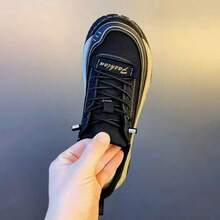 Nuevos mocasines casuales para hombre de verano/otoño, zapatillas de estilo británico de moda, zapatos versátiles para exteriores para hombres - Negro - Ver 5