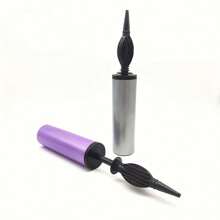 1 Piece Random Color Metal Balloon Pump Inflator Tube - Suitable For Latex And Foil Balloons, Party Decoration Accessory.