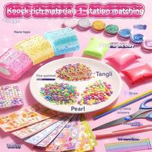 Nano Bubble Tape, Multi-Purpose Adhesive, Can Blow Bubbles, Reusable, No Trace, Suitable For DIY Crafts, Children's Modeling Toys, Includes Super Light Clay (The Color Of The Air Pump Is Randomly Sent, Not All Colors Shown In The Picture)