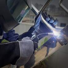 16" Leather Welding Gloves, Fire And Heat Resistant Long Sleeve Welding Gloves, For Mig, Gas, BBQ, Oven, Grill, Fireplace, Baking Mitts, Fireplace, Animal Training, Animal Handling