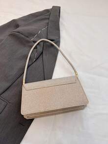 复古撞色豹纹优雅单肩/腋下包，女士豹纹手提包，豹纹强势回归