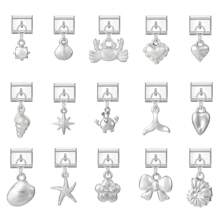 1 Stück Buchstaben Elemente DIY kreatives Accessoire Schmuck, modisches Anhänger Design personalisierbar DIY Armband Halskette Ring Fußkettchen, vielseitig, filigran, süß, modulares Armband