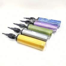 1 Piece Random Color Metal Balloon Pump Inflator Tube - Suitable For Latex And Foil Balloons, Party Decoration Accessory.