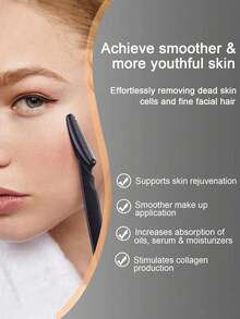 30/24/12/2 件黑色修饰眉毛剃须刀和剃须刀套装，眉毛修剪器和剃须刀，去角质皮肤剃须工具，身体脱毛修剪器和面部和眉毛剃须刀套装长柄保护刀片带精密盖女士眉毛修形工具或旅行使用多用途眉毛修剪器，锋利的不锈钢眉毛工具带保护盖，适用于眉毛、唇毛、腿毛，轻柔有效地去除