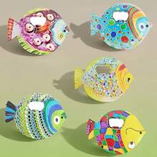 1 pieza Abrebotellas con forma de pez, imán para nevera, decoración del hogar bohemia