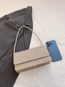 复古撞色豹纹优雅单肩/腋下包，女士豹纹手提包，豹纹强势回归