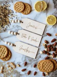 Etiquetas de Nome de Madeira Personalizadas, Presentes de Etiquetas de Nome, Presentes para Cestas de Flores, Marcador de Livro de Madeira, Presentes Avulsos para Meias, Casamentos, Chás de Panela, Presentes para Noivas