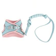 Adjustable Small Pet Chest Harness, Soft Design With Safety Touch Buckle, Suitable For Rabbits, Guinea Pigs And Other Small Animals, Escape-Proof And Secure Fit, Rabbit Leash, Adjustable Leash Suitable For All Seasons