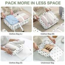 8 Set Travel Essentials, Suitcase Organizer Bags, Packing Cubes, Storage Bag, Travel Organizer Bags, Vacation Essentials, Travel Accessories, Cruise Essentials, Beach Essentials, Purse Essentials, School Supplies, Suitable For Organization And Storage - cây xương rồng - Xem 5