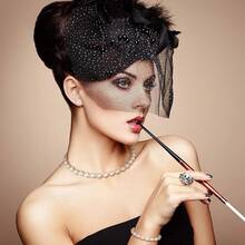 Glenmal Pearl Rhinestone Jewelry Set For Women Pearl Necklace Bracelet Earrings For Wedding Birthday Bridal Shower Tea Party - 迷人風格 - 查看 2