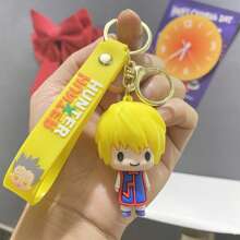 HUNTER Anime Keychain Killua Zoldyck Hisoka Kurapika Gon Freecss Cartoon Figurine Pendant, Bag/Car Accessories, Small Gift