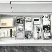 Organizador Multiuso Kit 4 Acrimet Gavetas Armários Geladeiras Pote Acrílico Cristal Empilhável Transparente - Transparente - Visão 6