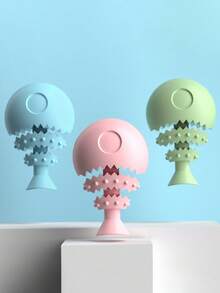 1件装宠物用品宠物磨牙狗咀嚼玩具鱼骨趣味漏食狗玩具TPR宠物玩具 - 彩色 - 查看 4