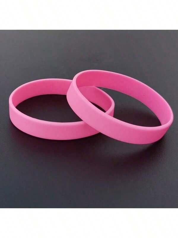 2pcs Men And Women Night Running Cycling Glowing Wristband Singing Atmosphere Accessories Luminous Silicone Bracelet