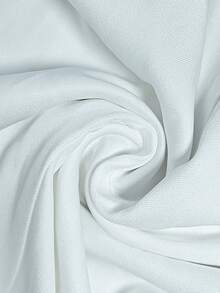 2pcs Women Spring/Summer/Autumn Casual Loose Button-Up Jacket And Shorts Set - White - View 4