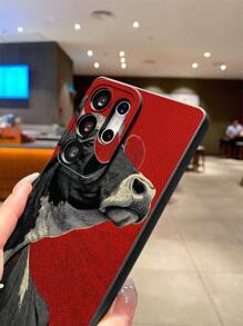 Neuer matter Textur Handyhülle, Sturzsicher Kratzfest Abweisend Schwarz TPU Soft Shell mit Kameraobjektiv-Schutz, kompatibel mit Apple, Samsung, Xiaomi Redmi, OPPO, VIVO
