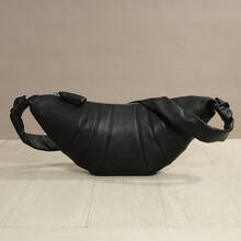 Multipurpose Small Backpack - עור פרה בצבע שוקולד בגודל בינוני (קפה) - ראה 11