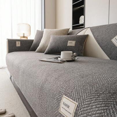 1 件波西米亚风沙发套 - 高品质涤纶面料，防滑、防污、宠物友好，适用于办公室、卧室、客厅、单人椅到三人沙发，四季皆宜，可机洗