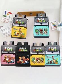 Super Mario Mario Game Theme Schoolbag Casual College Men And Women Anime Storage Shoulder Bag