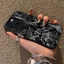 Gothic Mobile Phone Case, Designed With Skulls And Intricate Cross Patterns, Suitable For IPhone 16, 15, 14, 13, 12 And 11 Pro Models, Made Of TPU Material, And Provides Shockproof Protection
