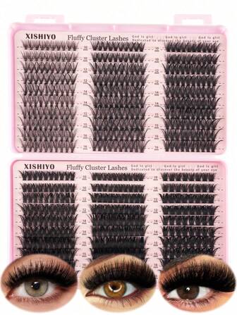 580/300/290/270 簇 5D 蓬松 DIY 睫毛延长单根睫毛簇 0.07 毫米 D 卷曲 9-18 毫米混合睫毛簇 30D/40D/50D/60D/80D/100D 自然浓密假睫毛