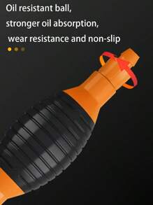 1 pièce Pompe de transfert d'huile manuelle pour voiture, extracteur d'huile auto avec tuyau d'aspiration extra épais de 1 m, compatible universellement
