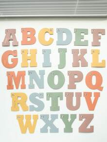 Takeoak 1pc Custom Name Luggage Initals Shape Tag For Suitcases Customized Gold Monogram Name Luggage Tags Personalized Vegan Letter Bag Charm Travel Bag Backpack Tags Gift Tags Travel Accessories Bag Accessories Handmade Chic Travel Gift Birthday Bridesmaid Gifts For Friends[Match The Letters Of The Luggage Tag According To The Customized Name, The Color Of The Letters Is Fixed] - Multicolor - View 9