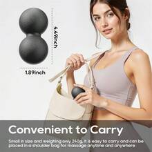 恢复球按摩球筋膜球花生球按摩球瑜伽球便携式按摩球瑜伽用品曲棍球 - 彩色 - 查看 3