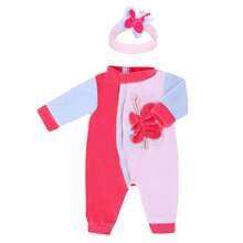 16-18 Inch Baby Doll Clothes, Pink & Blue Butterfly And Pink & Blue & Yellow Romper Outfits For Children's Dress Up Play, Holiday Gift (Doll Not Included) - Multicolor - View 14