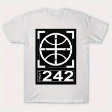 Front 242 - Tyranny For You - Symbol F T-Shirt247220g Mercerized Cotton Beaded T-Shirt With V-Neck Pleat Design And Invisible Waist Structure. Front -Disional Hot Drill Collage Into An Abstract Pnix Pattern, D-Sewn Back Collar Ovable Silk Ribbon. N Be Combined With Suit Pants To Create Art Sual Office, But Al With A Skirt To Participate In The Girlfriend Afternoon Tea, G A Special Hot Drill Repair Kit Embodies The Intimate Design. - 白色 - 查看 1